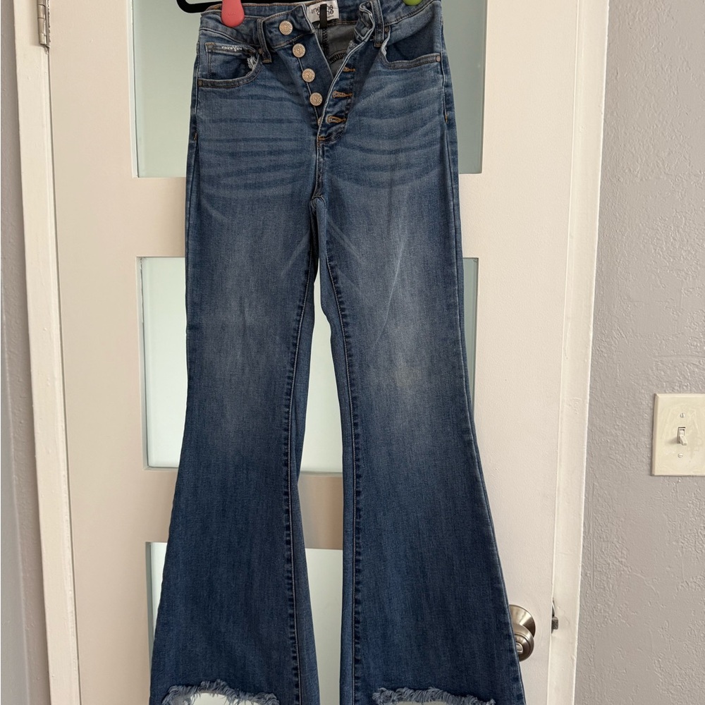 Elegant Denim Flare Jeans